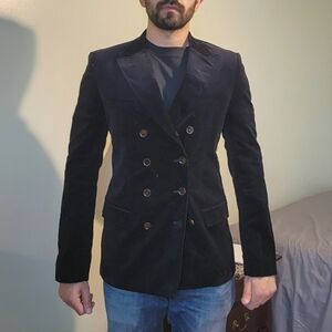 NWT Double Breasted Light Corduroy Blazer